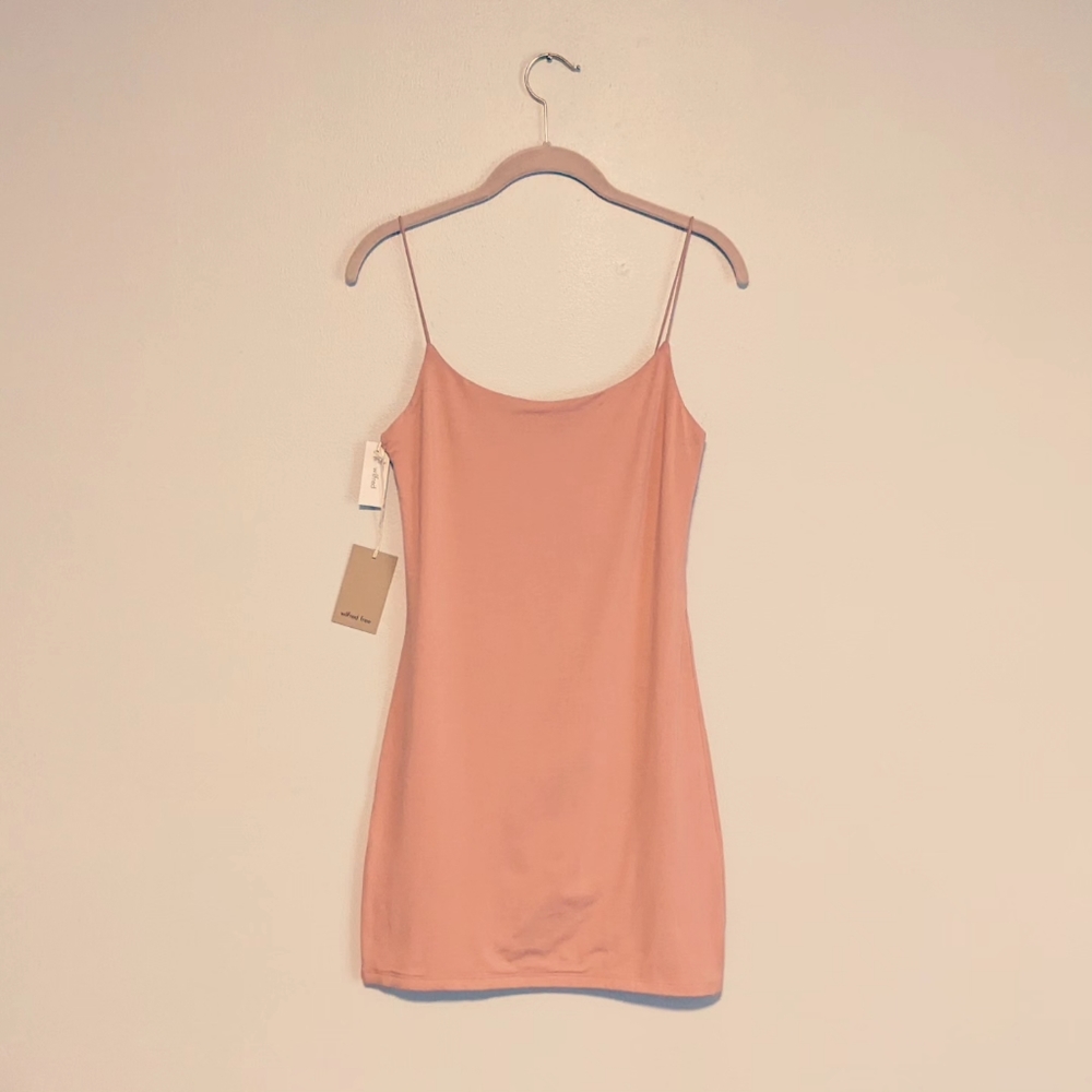 WILFRED FREE Tiny Dress in Heirloom Pink Women's Size Medium NWT
